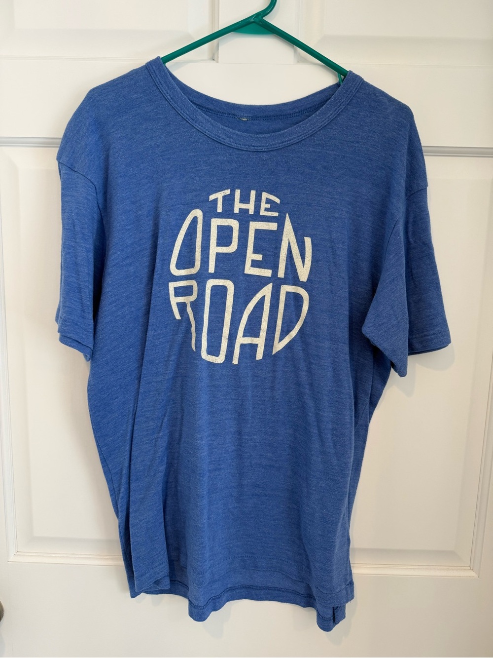 Blue Graphic Tee Shirt "The Open Road"